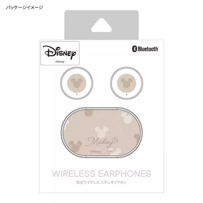 MICKEY MOUSE - Exclusive Patterned Wireless Stereo Earphones DNG-75A | Disney Japan