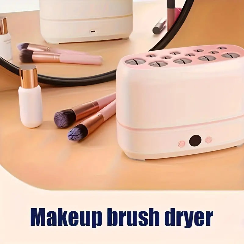 BEAUTY SPIN - 2-in-1 Electric Brush Cleaner & Dryer, USB Rechargeable for Quick Makeup Brush Cleaning