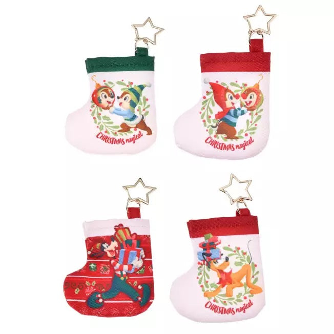 CHRISTMAS SOCK - Mickey & Friends Christmas Sock Secret Keychain | Disney Japan