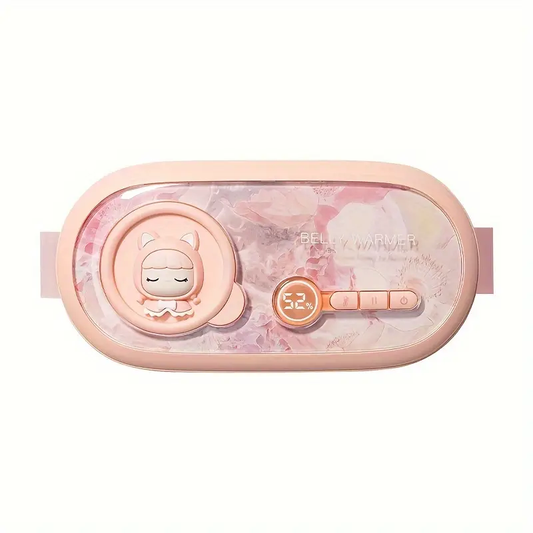 COZY HUG - Cute USB Rechargeable Heating Belt with 5 Temperature Settings & Massage