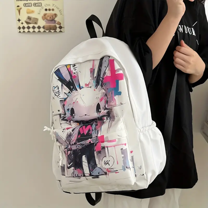 HARAJUKU - Graffiti Backpack, Lightweight, Spacious, and Street-Ready