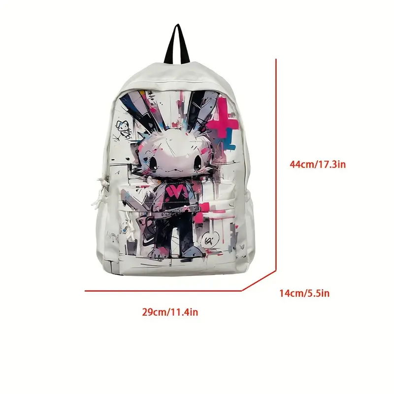 HARAJUKU - Graffiti Backpack, Lightweight, Spacious, and Street-Ready