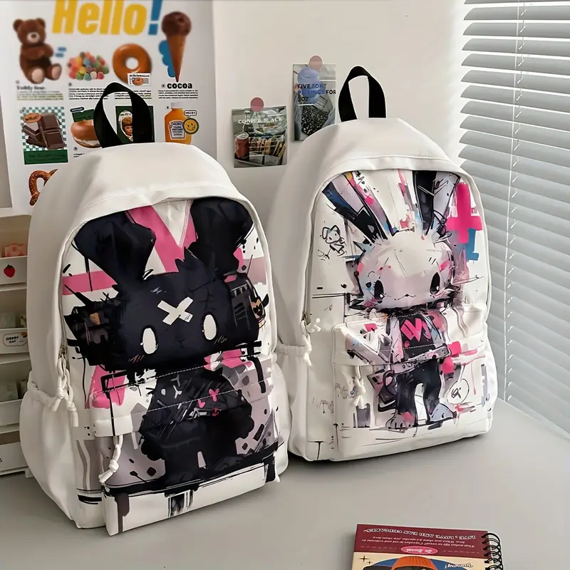 HARAJUKU - Graffiti Backpack, Lightweight, Spacious, and Street-Ready